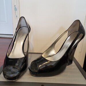 Jessica Simpson open toe wedge heel